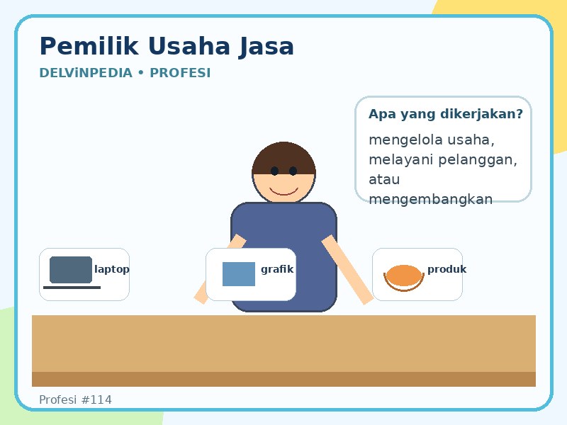 Pemilik usaha jasa