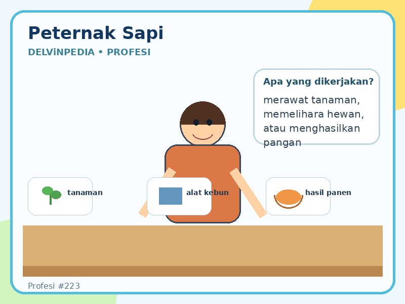 Peternak sapi